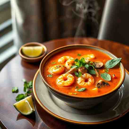 Tangy Thai Tom Yum Soup at Home